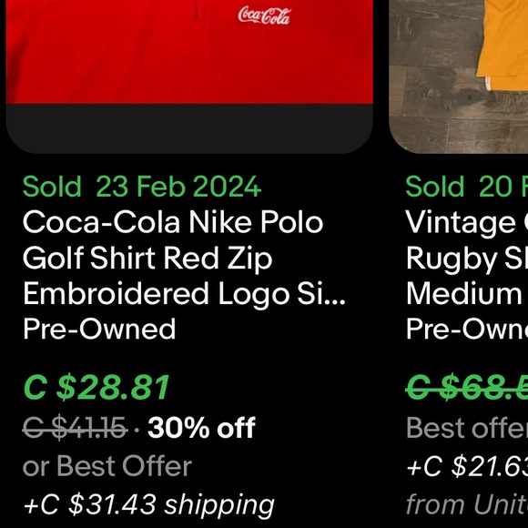 Vintage Coca Cola Polo Shirt / Large - Picture 14 of 14